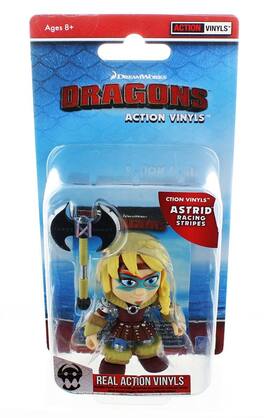 The Loyal Subjects - How To Train Your Dragon 3.25" Action Vinyl: Astrid (Racing Stripes) - Blue