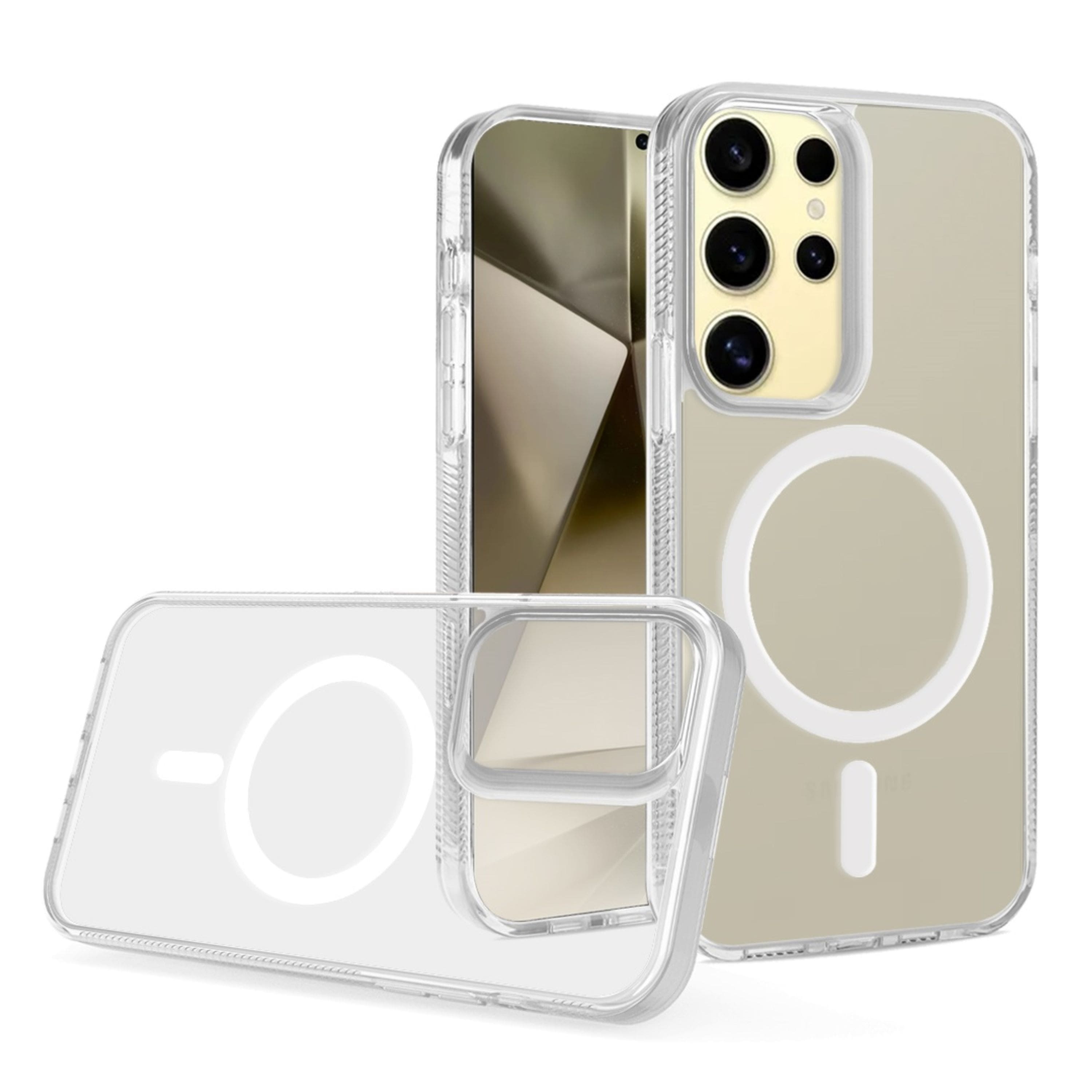 Kitcheniva - Back Magnetic Charging Grip Sides Phone Case For Samsung Galaxy S24+ Plus - Clear price history on PriceWatchPro