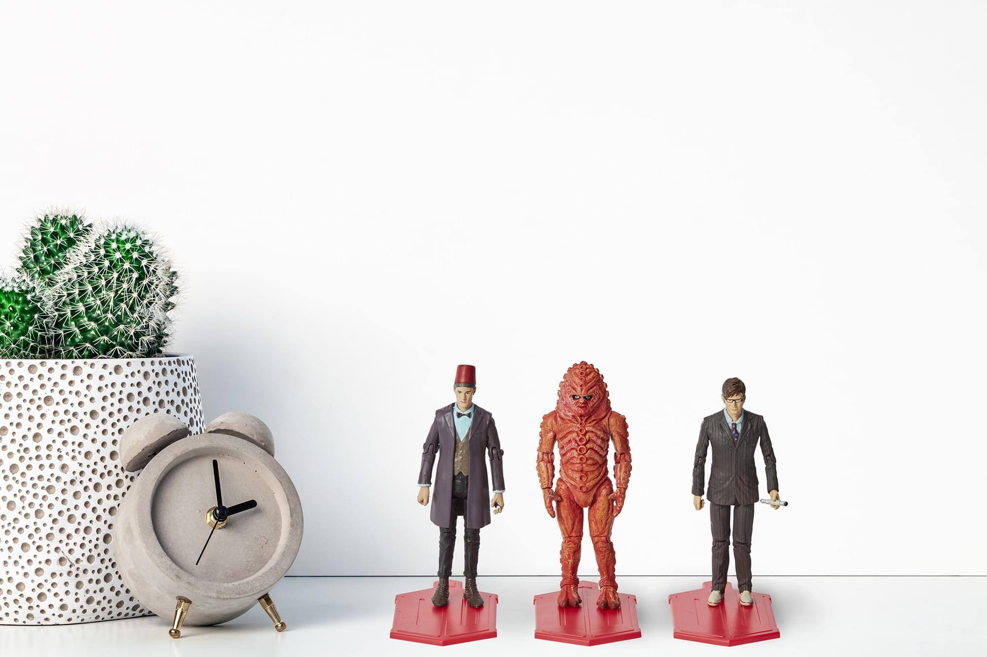 Alt View 4. Seven20 - Doctor Who 3.75" Day of the Doctor Action Figure 3-Pack - Red.