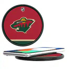 Keyscaper - Minnesota Wild Stripe Wireless Charger - Multicolor