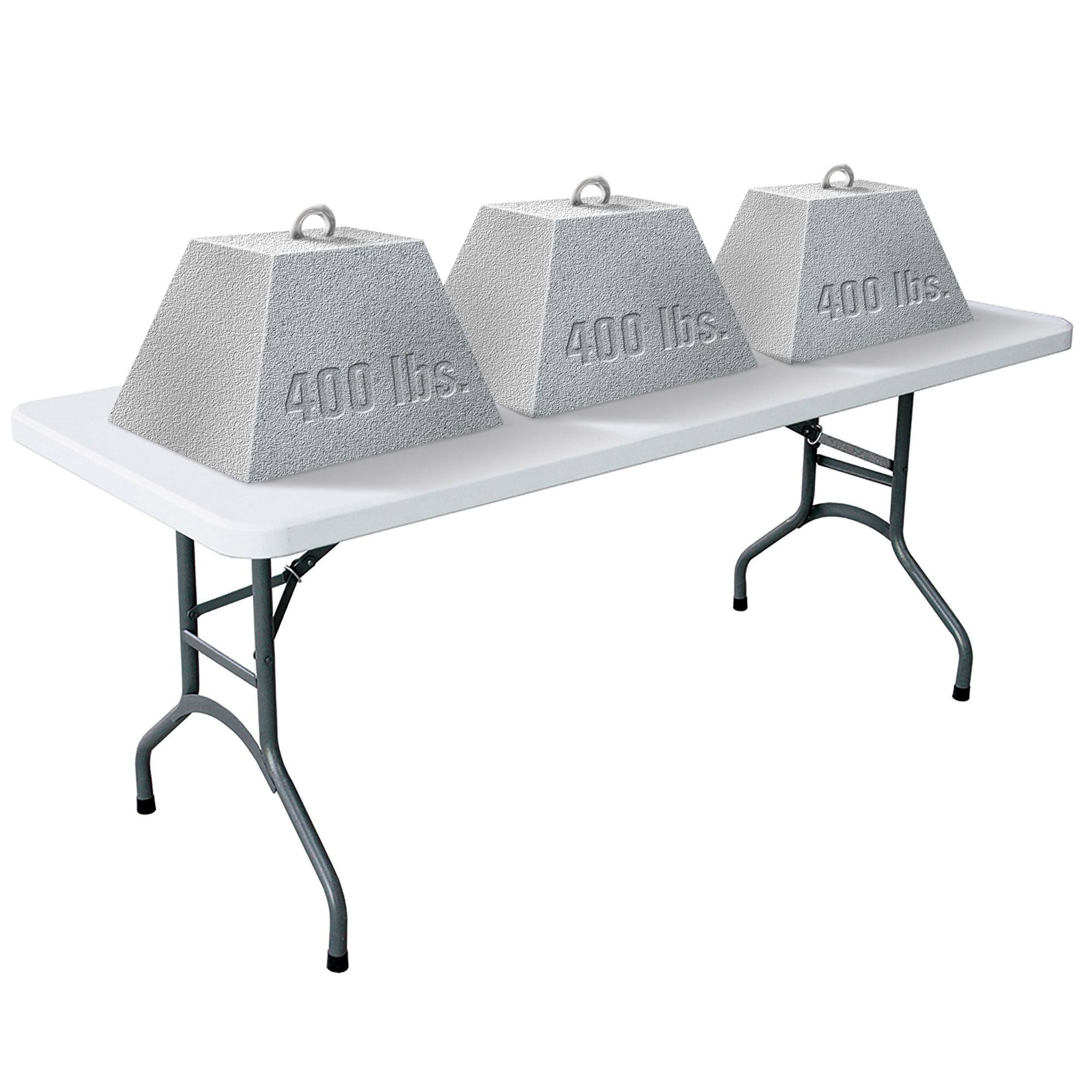 400 lbs.  
400 lbs.  
400 lbs.