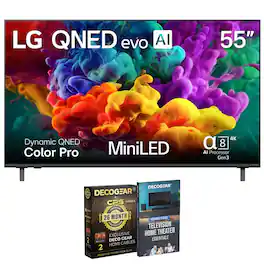 Bundle - LG - 85" QNED evo AI QNED84B Mini LED 4K Smart TV + 26-Month Extended Warranty