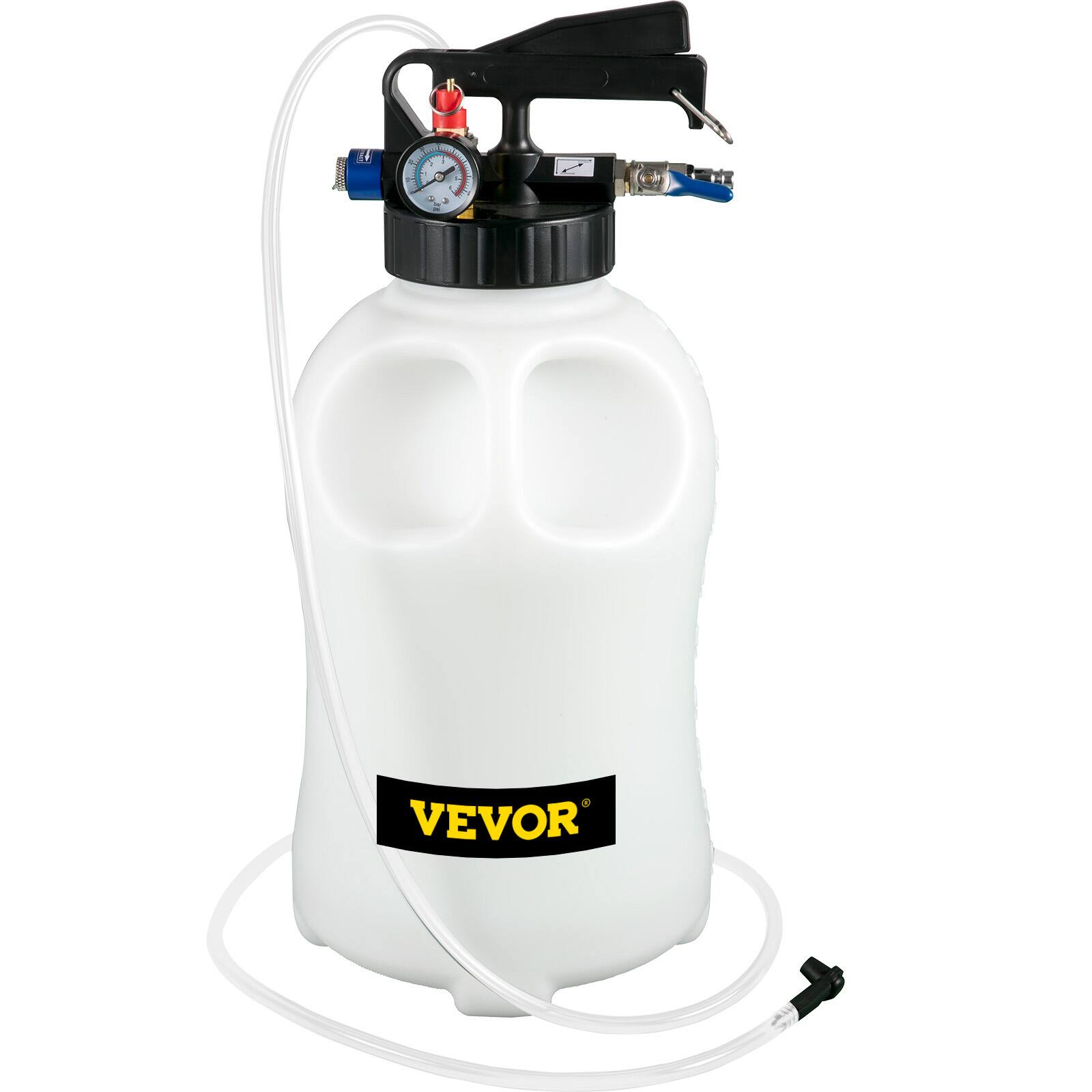 Alt View 5. VEVOR - Transmission Fluid Pump 2 Way ATF Refill System Dispenser, Oil and Liquid Extractor 10 Liter Large Capacity, Automatic - Black;White.