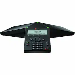 HP - Poly Trio 8300 IP Conference Station - Corded - Wi-Fi, Bluetooth - 3 x Total Line - VoIP - 1 x Network (RJ-45) - PoE - Black