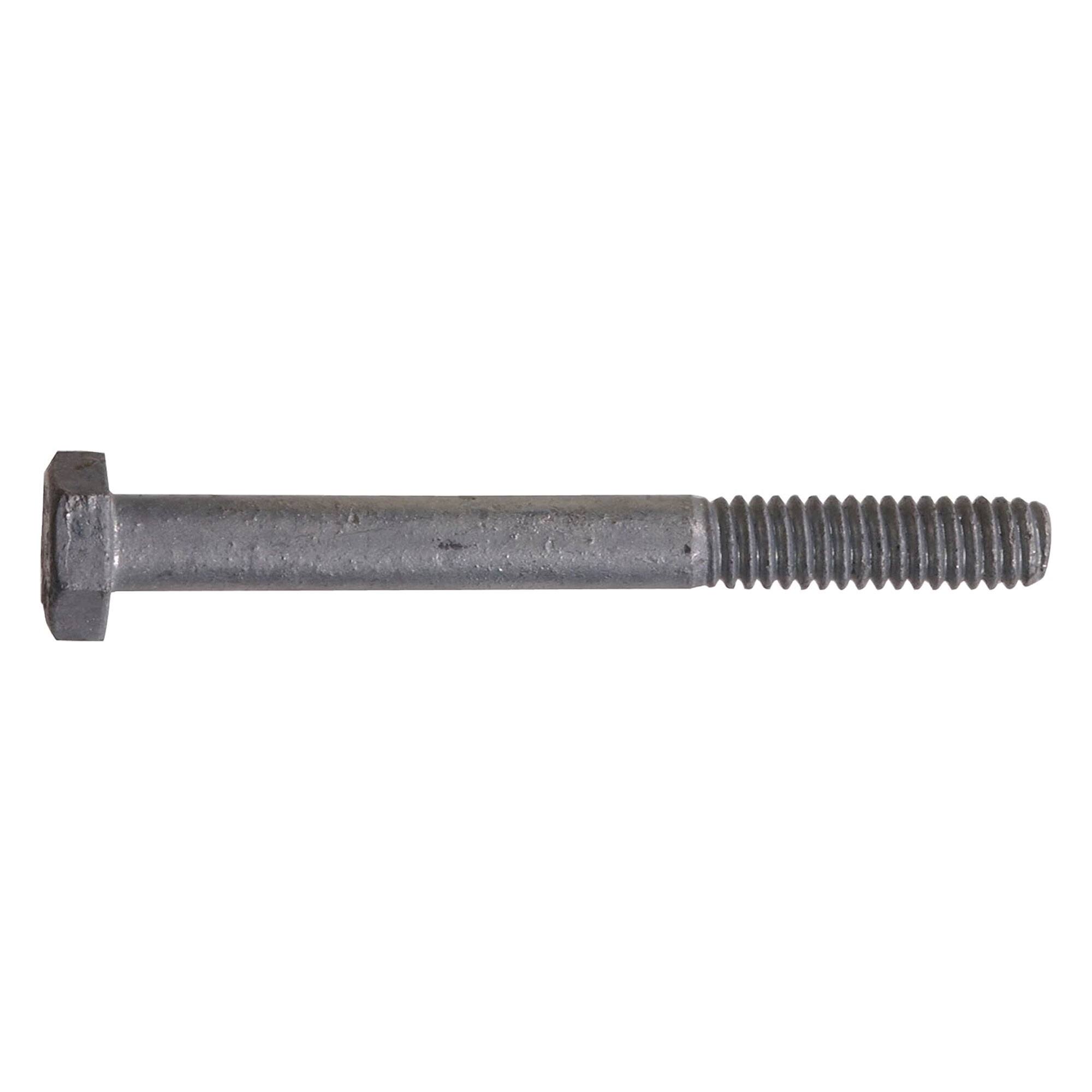 Front. Hillman - Hillman Galvanized 3/8 x 5 Inch Hex Bolts, Wood to Wood/Metal to Metal (50 Pack).
