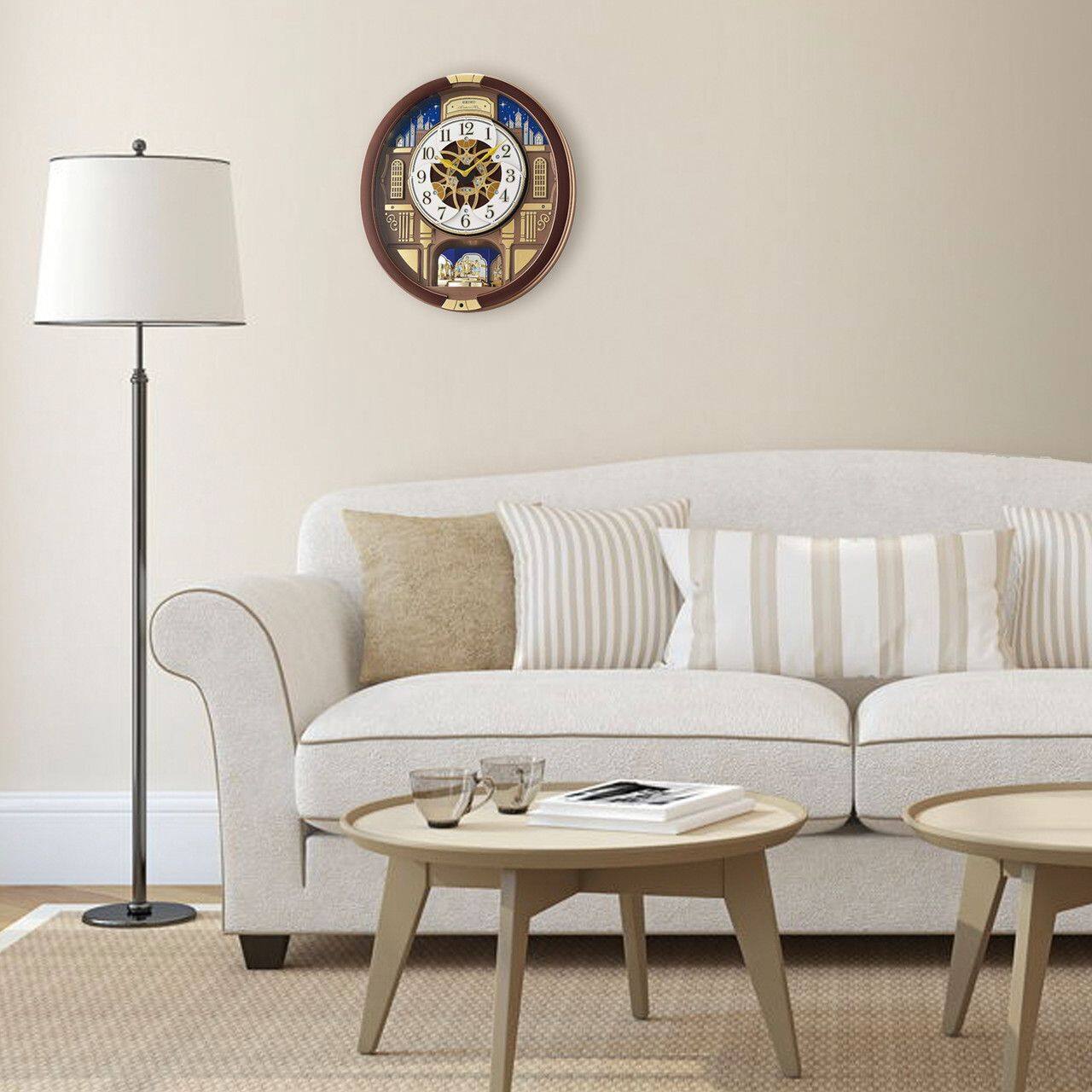 Left. Seiko - Seiko Nightime City Skyline Melodies In Motion - Brown - Brown.