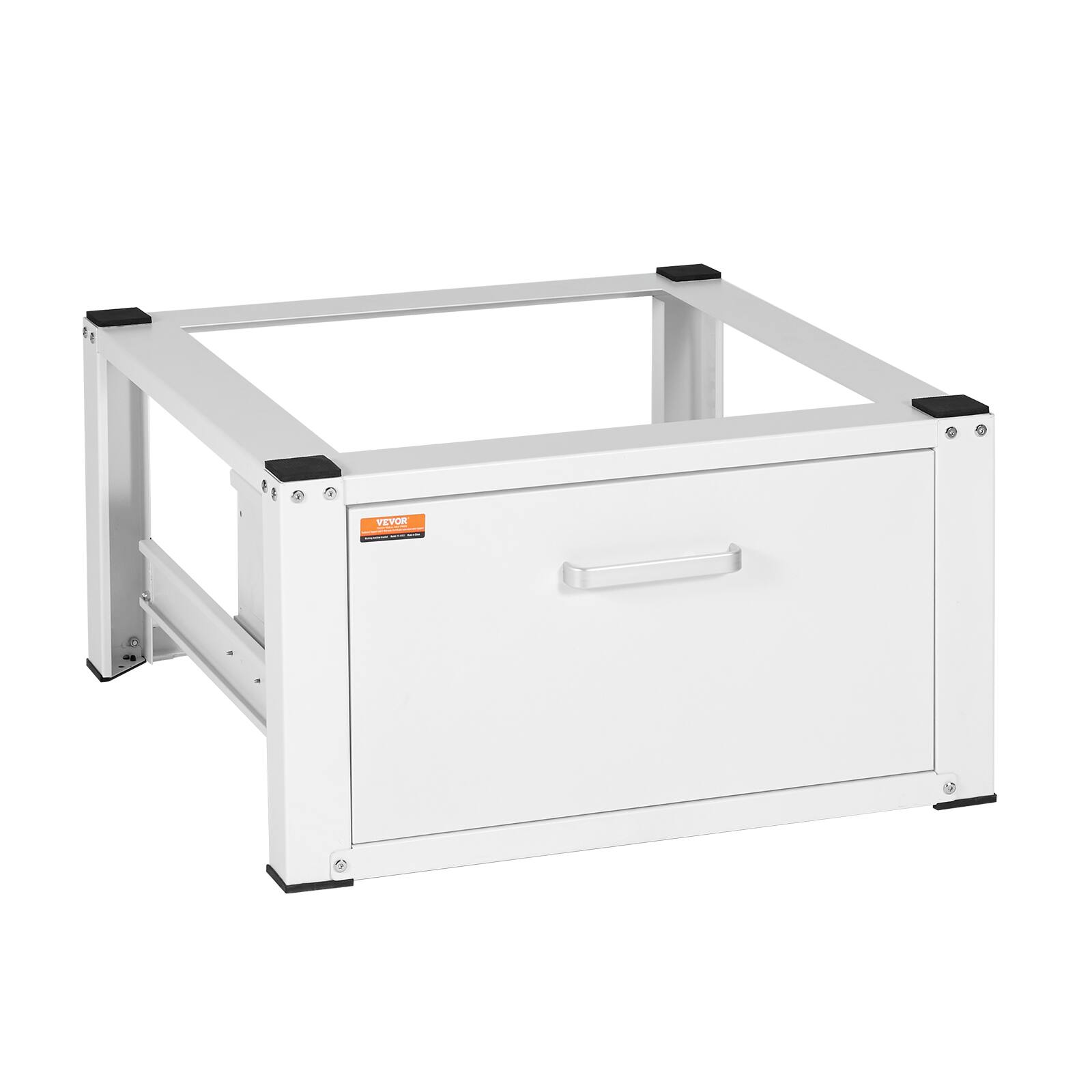 Alt View 5. VEVOR - Laundry Pedestal 27" Wide 14.4" Height, Washer And Dryer Base Stand Platform Universal Fit 660lbs Capacity - White.