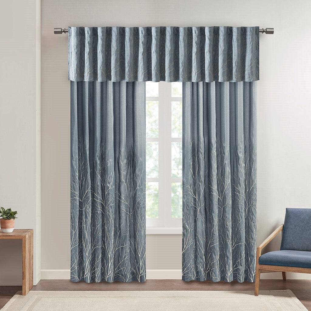 Alt View 8. BreeBe - Curtain Panel(Only 1 Pc Panel) - Blue.