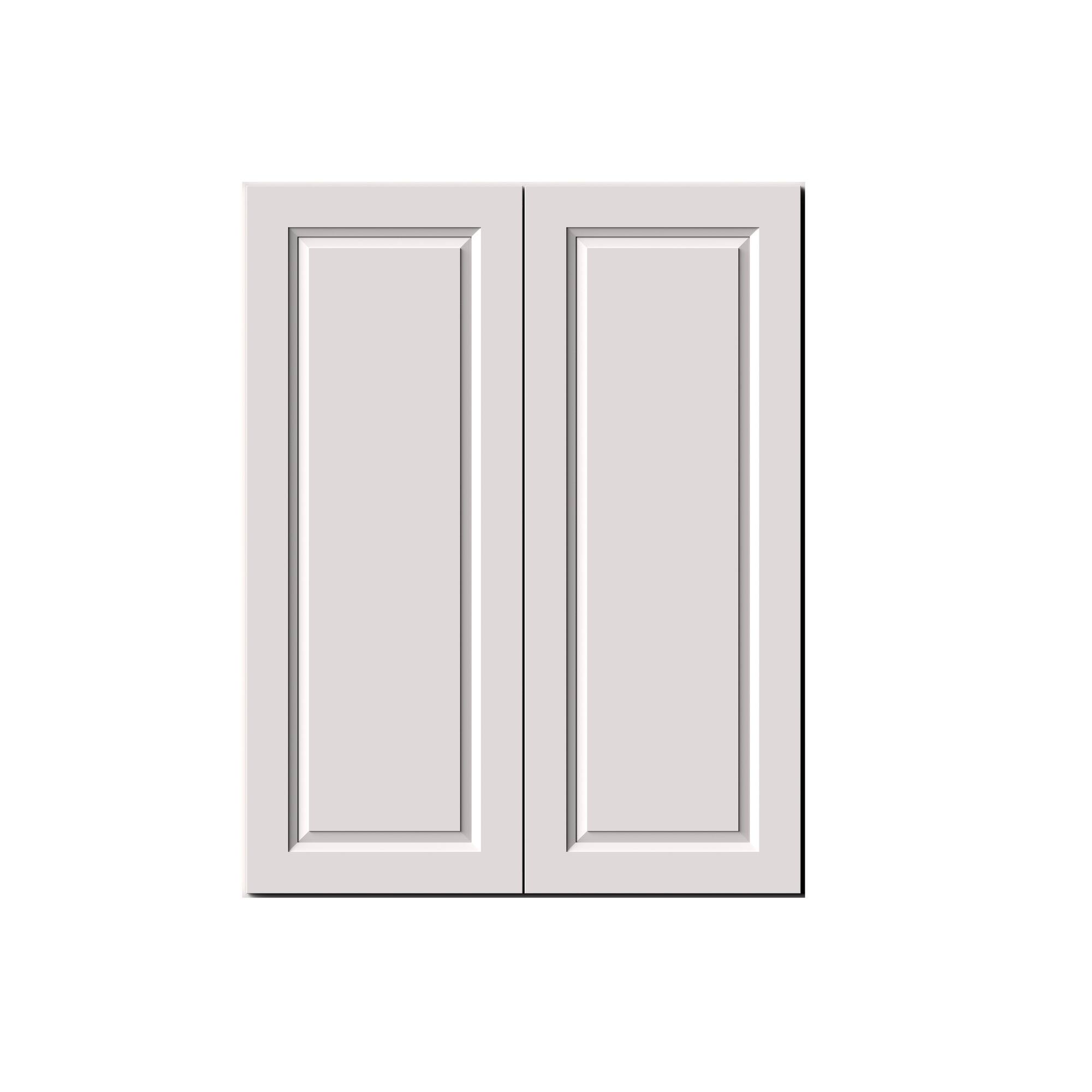 Alt View 1. Boyel Living - 33-in W x 42-in H x 12-in D Shaker RTA Kitchen Wall Cabinet with Soft-Close Doors - Glacier White.