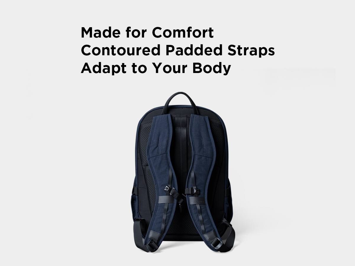 Made for Comfort  
Contoured Padded Straps  
Adapt to Your Body