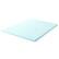 Front. Lucid Comfort Collection - Lucid Comfort Collection 2" Gel Memory Foam Topper, Queen - Blue.