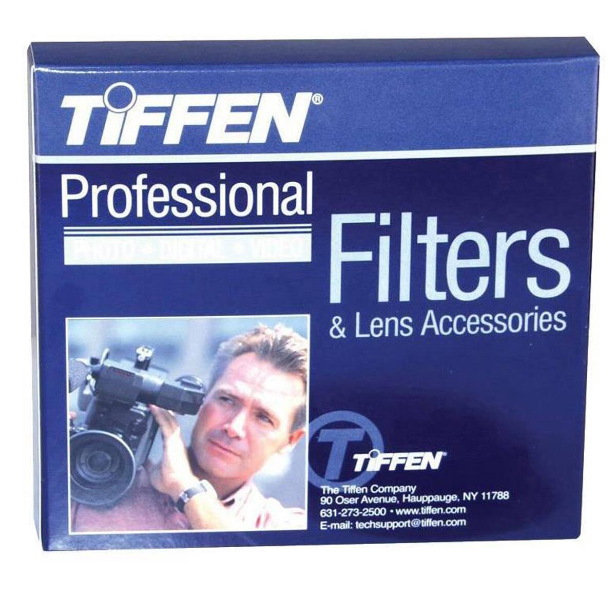 TIFFEN Professional Filters & Lens Accessories  
TIFFEN  
The Tiffen Company  
90 Oser Avenue, Hauppauge, NY 11788  
631-273-2500  
www.tiffen.com  
E-mail: techsupport@tiffen.com