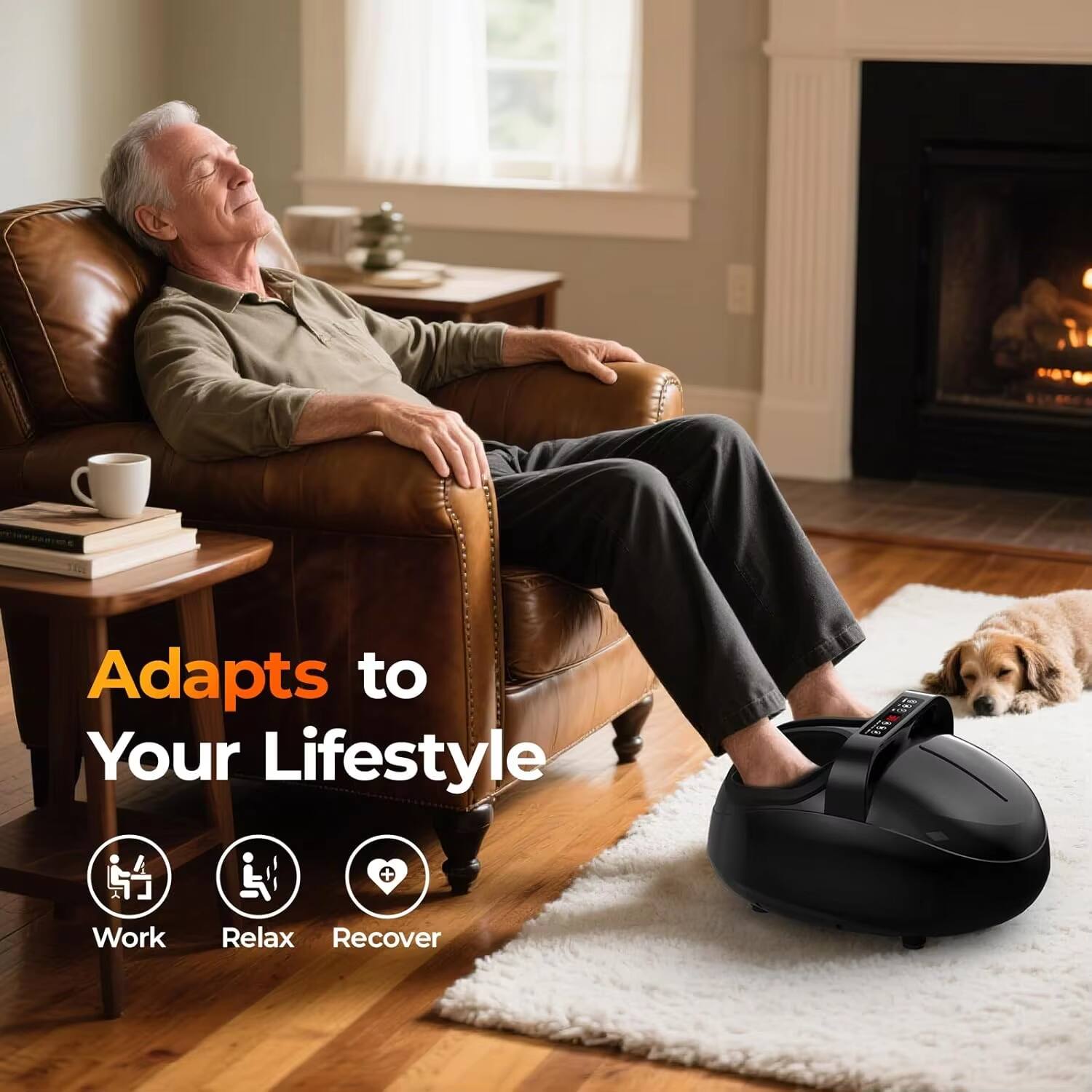 Adapts to Your Lifestyle  
Work  
Relax  
Recover