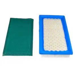 HQRP - Flat Cartridge Air Filter with Foam Pre-Filter for Briggs & Stratton Vanguard 9-15 HP 710266 710268