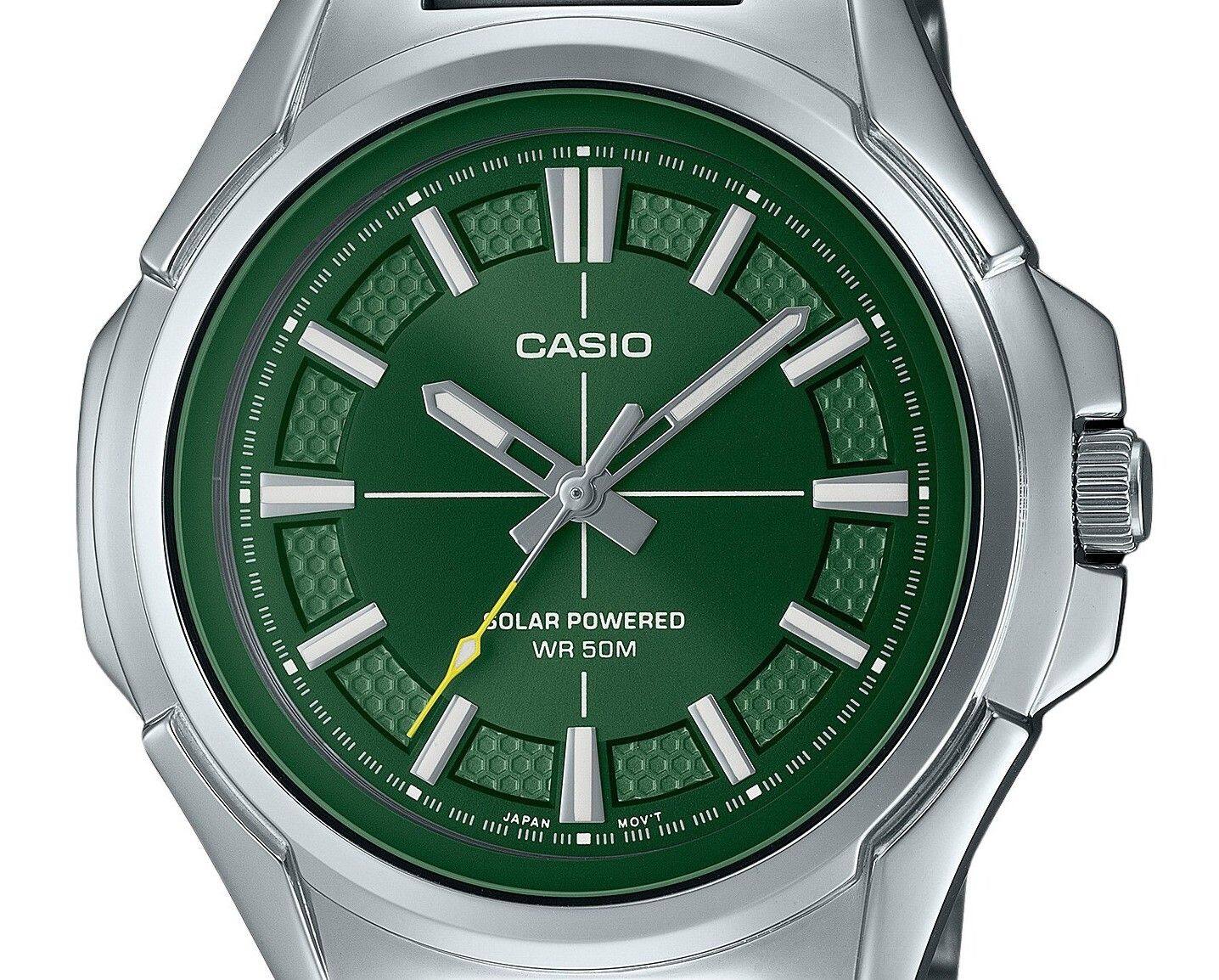 CASIO  
SOLAR POWERED  
WR 50M  
JAPAN  
MOV'T