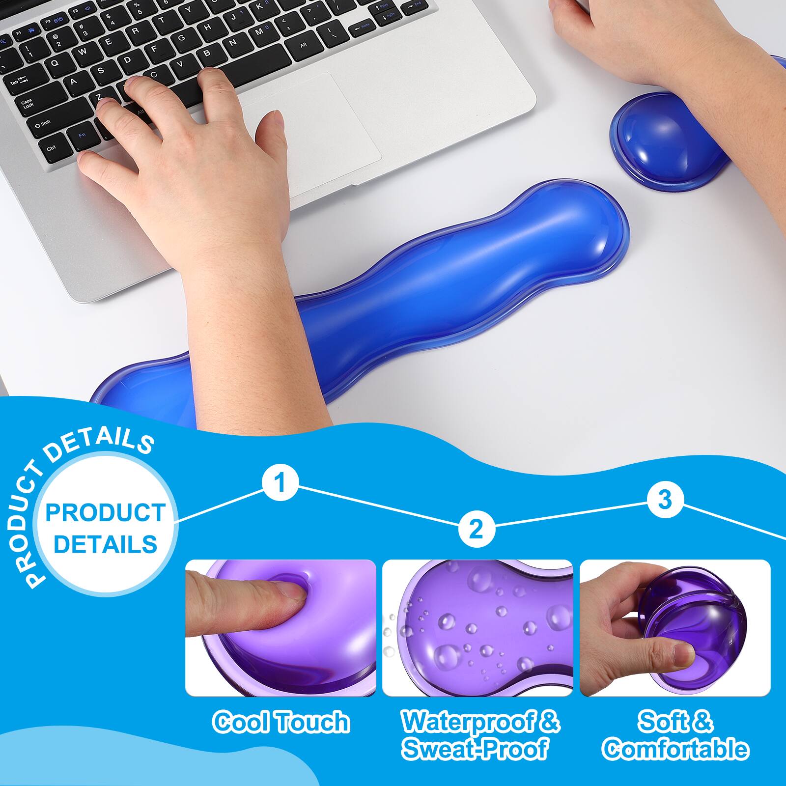 PRODUCT DETAILS

1. Cool Touch
2. Waterproof & Sweat-Proof
3. Soft & Comfortable