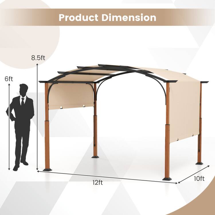 Product Dimension: 8.5ft x 6ft x 12ft x 10ft