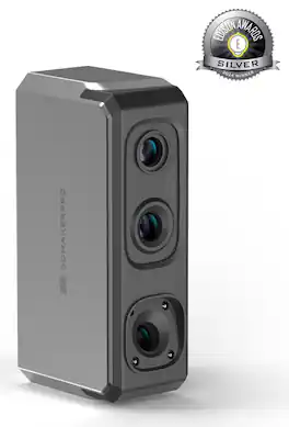 3DMakerpro - Seal 3D Handheld Scanner, Visual Tracking, 0.01mm Accuracy, 0.05mm Resolution, Anti-shake Lenses, 10FPS Frame - Black