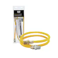 Smart Choice - 4' X 3/8" Gas Connector Kit - Front_Zoom