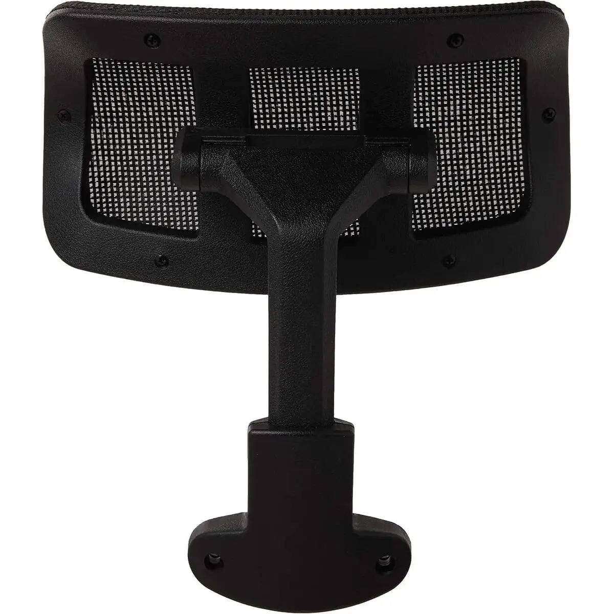 Angle. Lorell - Mesh Office Headrest Provides Comfortable Head & Neck - Default Title.