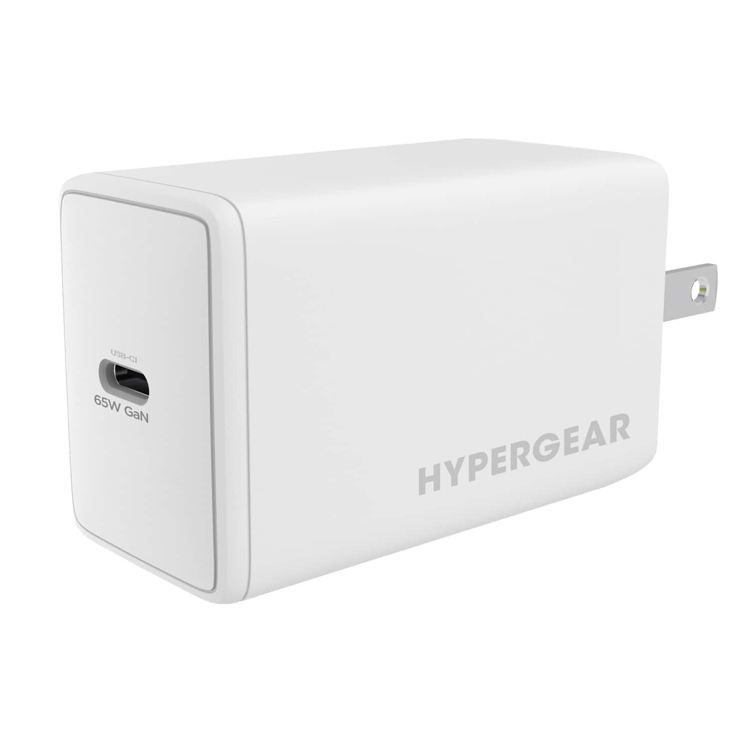HyperGear - 15876 Speedboost 65-watt Usb-c Pd Gan Laptop Wall Charger With Pps - White