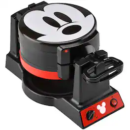 Disney - Mickey Mouse Double Flip Waffle Maker - Red
