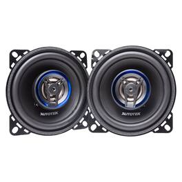AutoTek - Street Machine 200 Watt 4 Inch 2 Way Car Audio Coaxial Speakers, Pair - Black