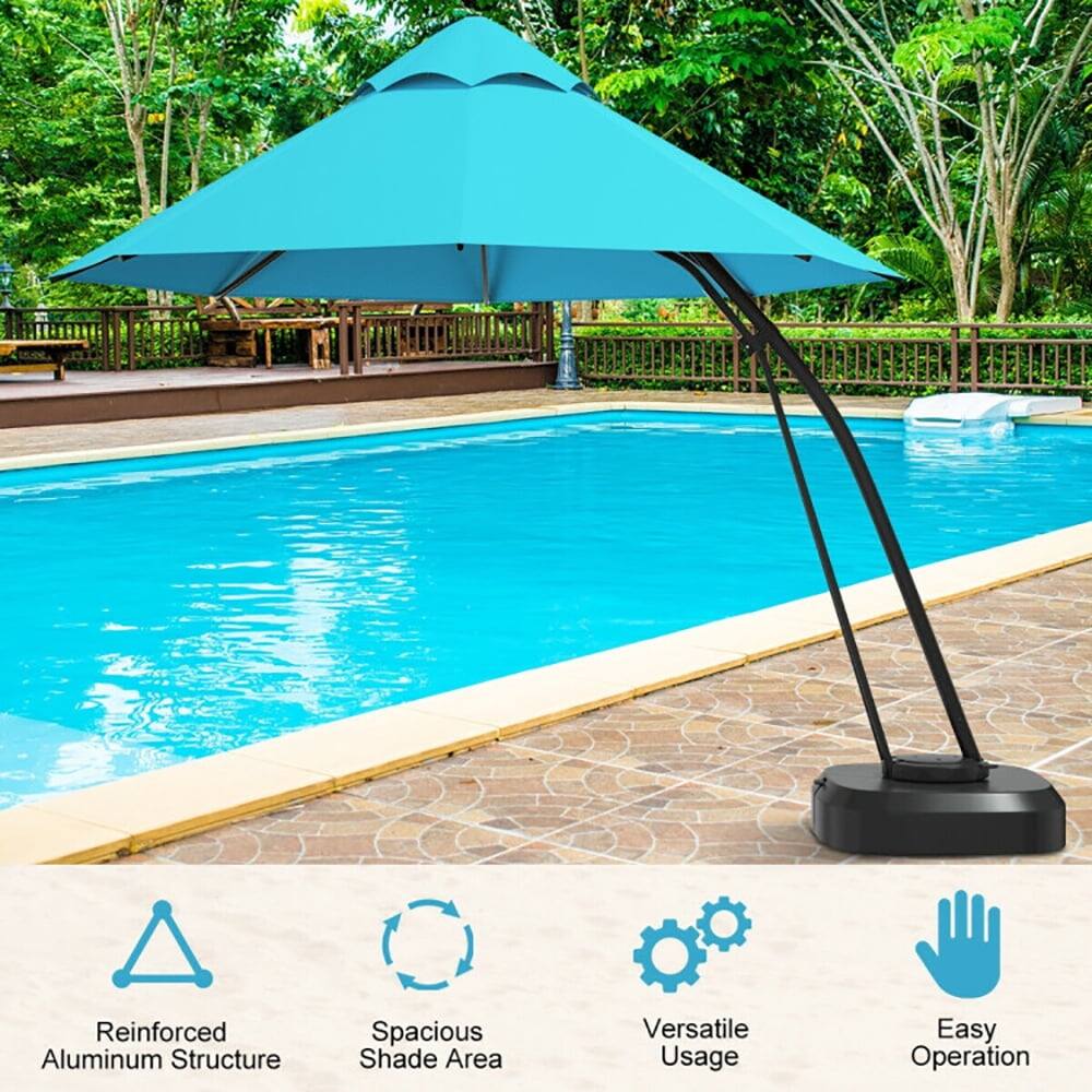 Reinforced Aluminum Structure  
Spacious Shade Area  
Versatile Usage  
Easy Operation