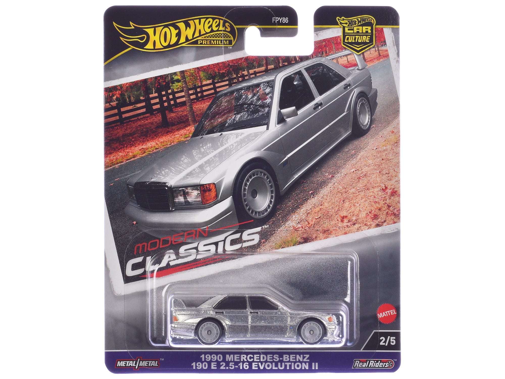 "1990 Mercedes-Benz 190 E 2.5-16 Evolution II Silver Metallic ""Modern Classics"" Series Diecast Model Car by Hot Wheels" price history on PriceWatchPro