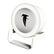 Front. Keyscaper - Atlanta Falcons Linen Print Nightlight Charger & Bluetooth Speaker - White.
