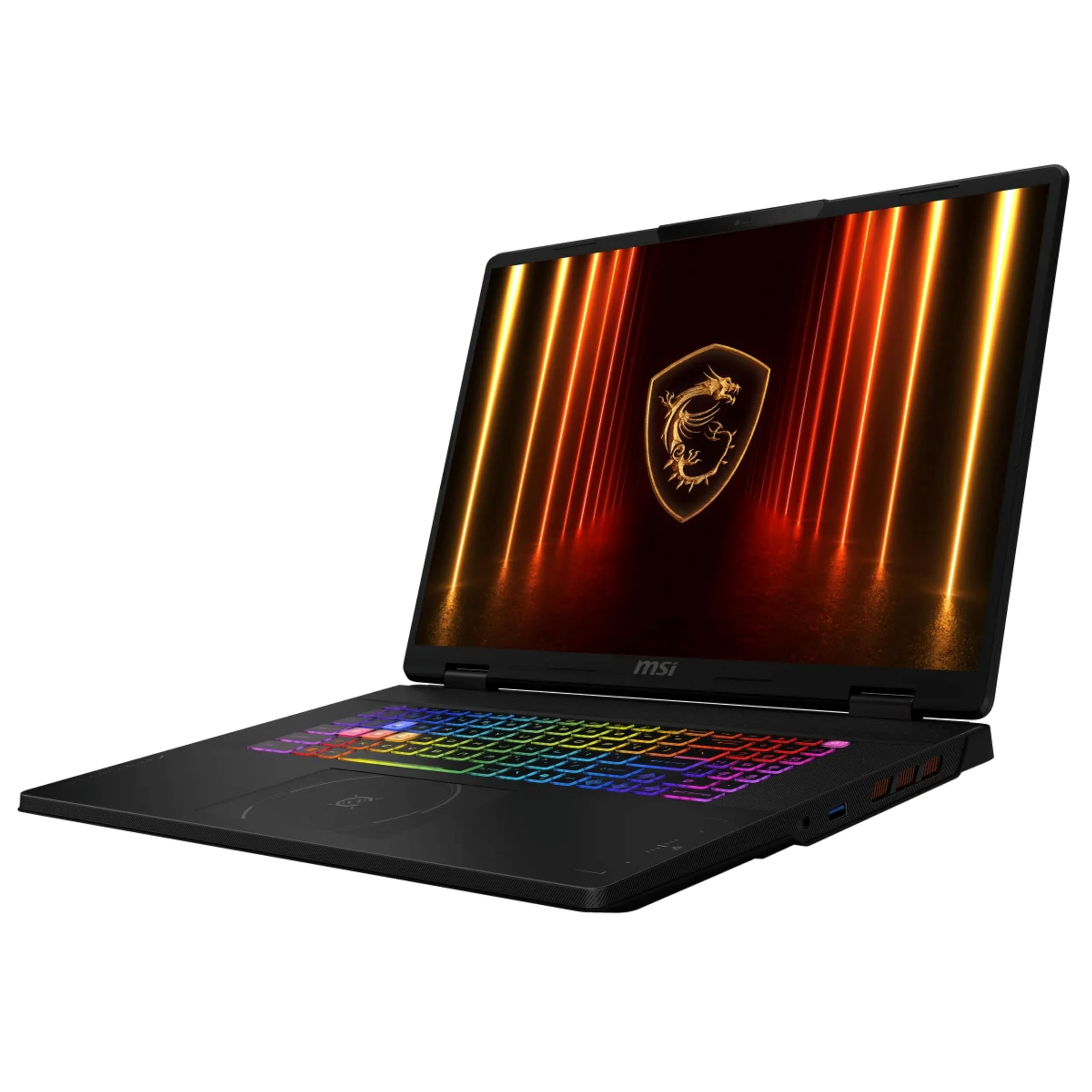 Front. MSI - MSI Crosshair 18 HX AI A2XWGKG-012US / U9-275HX / DDR5 32GB (16+16) / 1TB PCIe (only one slot) / W11H / 18" QHD Laptop.
