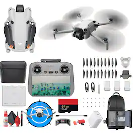 DJI - Mini 4 Pro Drone Fly More Combo Plus with RC 2 Controller Accessory Bundle
