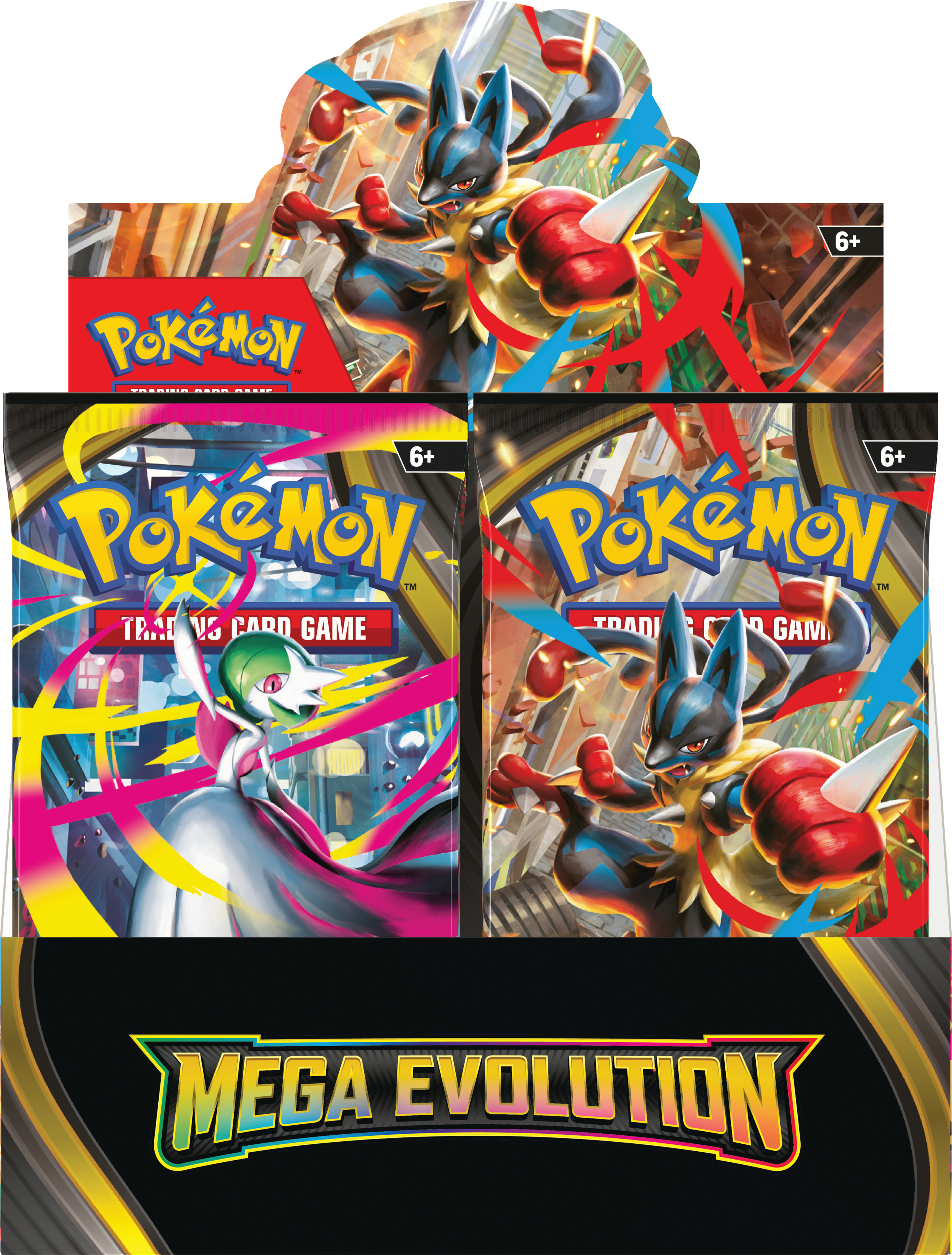 6+ Pokémon - TRADING CARD GAME - 6+ 6+ Pokémon TRADING CARD GAME - Pokémon TM - Pokémon TRADING CARD GAME - MEGA EVOLUTION