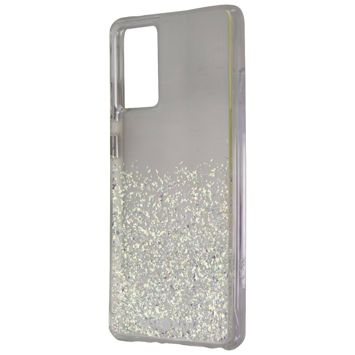 Front. Case-Mate - Case-Mate Twinkle Ombre Case for Samsung Galaxy Note20 5G - Stardust - Clear.