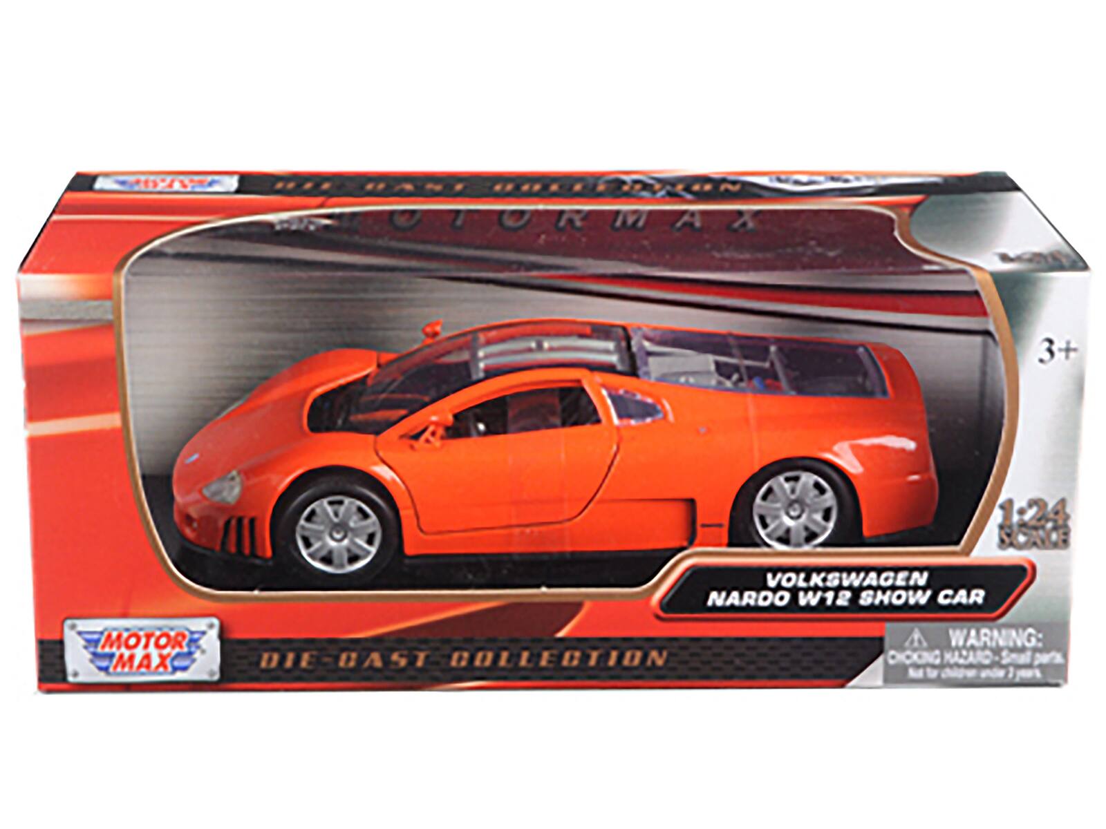 LAN OTURMAA 3+ 1:24 SCALE VOLKSWAGEN NARDO W12 SHOW CAR MOTOR MAX DIE-CAST COLLECTION WARNING: CHOKING HAZARD - Small parts. Not for children under 3 years.