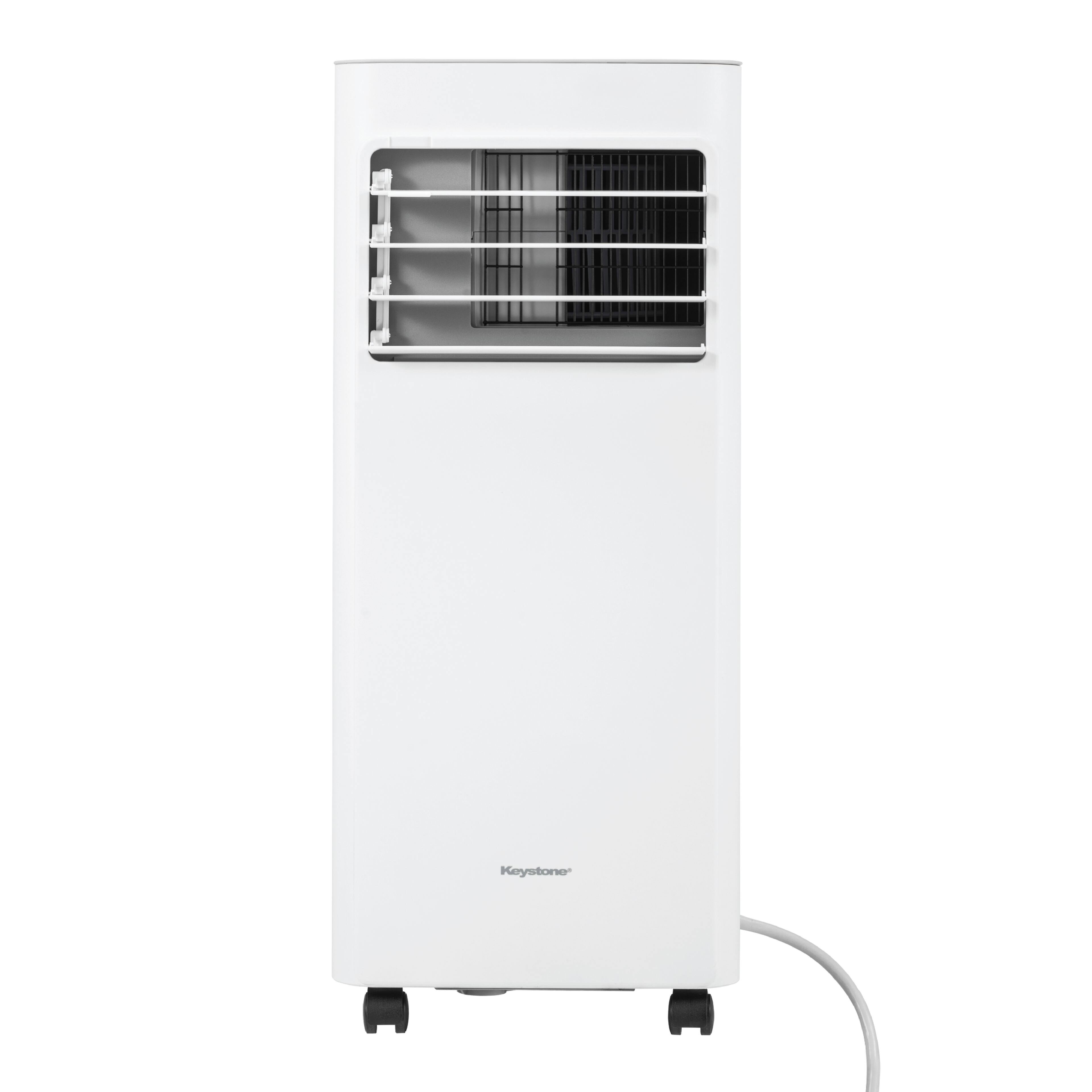 Alt View 15. Keystone - 8,500 BTU ASHRAE/5,000 BTU DOE Portable Air Conditioner with Remote - White.