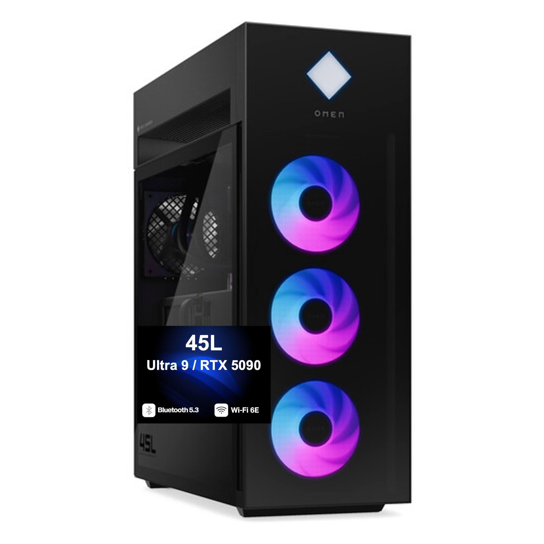 OMEN 45L Ultra 9 / RTX 5090  
Bluetooth 5.3  
Wi-Fi 6E