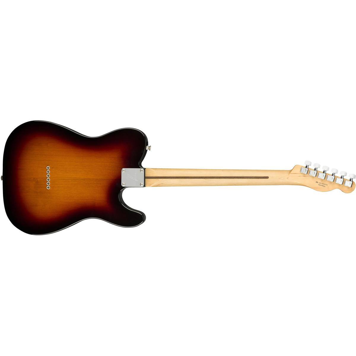 Alt View 1. Fender - Fender Player Telecaster Left-Handed Electric Guitar, Maple Fingerboard, 3-Color Sunburst.