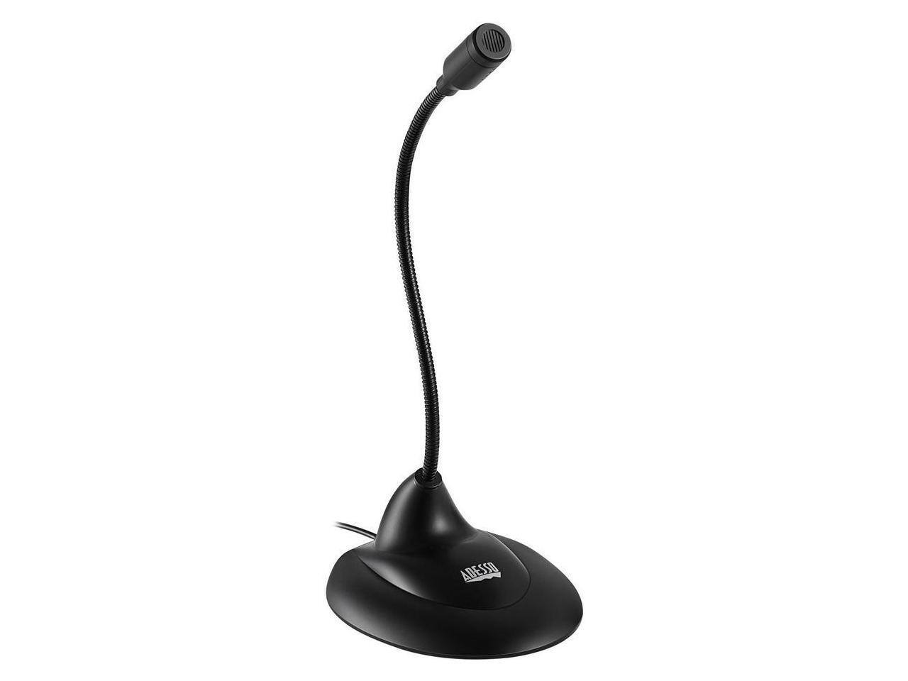 Alt View 3. Adesso - Adesso Xtream M1 Omni-directional USB Table Top Microphone for Meetings and Conferences.