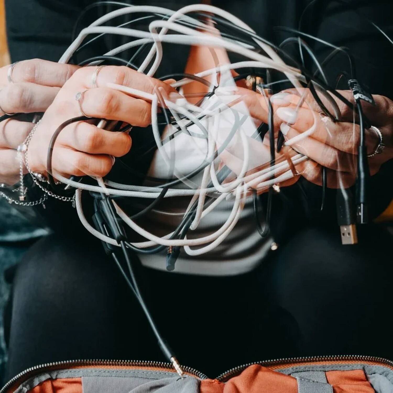 Back. Scapade - MagLink A USB-C to USB-A Magnetic Flat Cable, 60W PD Fast Charging, 6.5 ft.