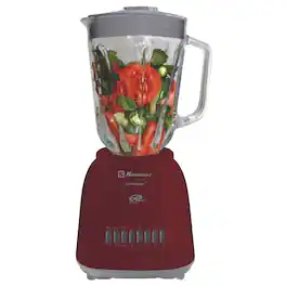 Koblenz - Gourmet 500-Watt 10-Speed 50-Oz Blender with Glass Jar - Red