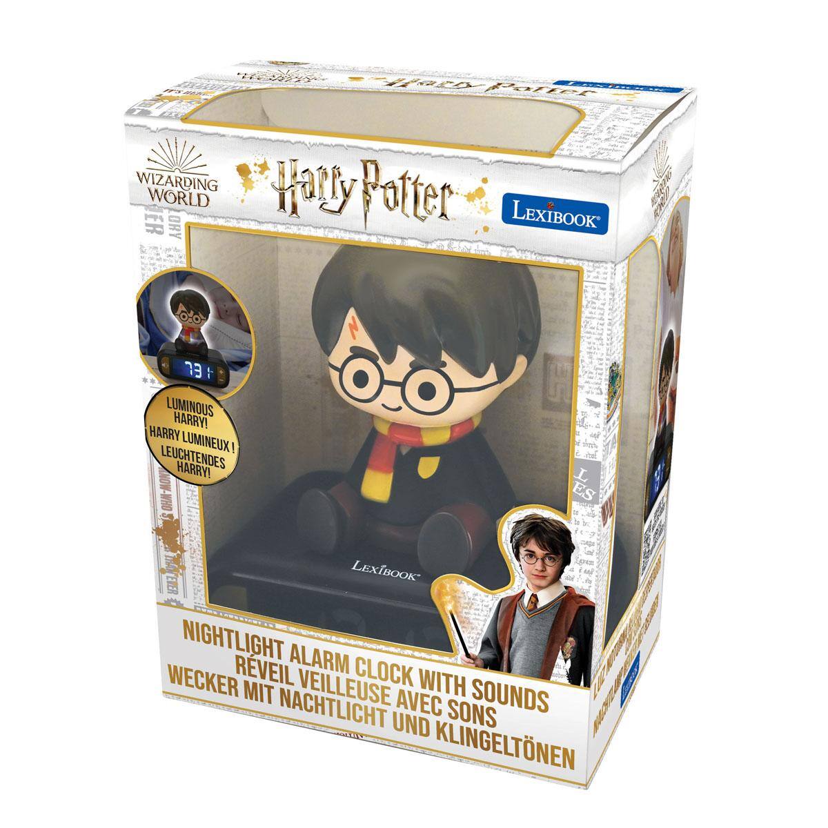 Harry Potter LexiBook IIaE0 Poller Wizarding World Harry Potter LexiBook 1 Luminous Harry! Harry Lumineux! Leuchtdes Harry! - Mony LexiBook Nightlight Alarm Wecker Réveil Veilleuse Clock with Sounds Nachtlicht und Klingeltonen