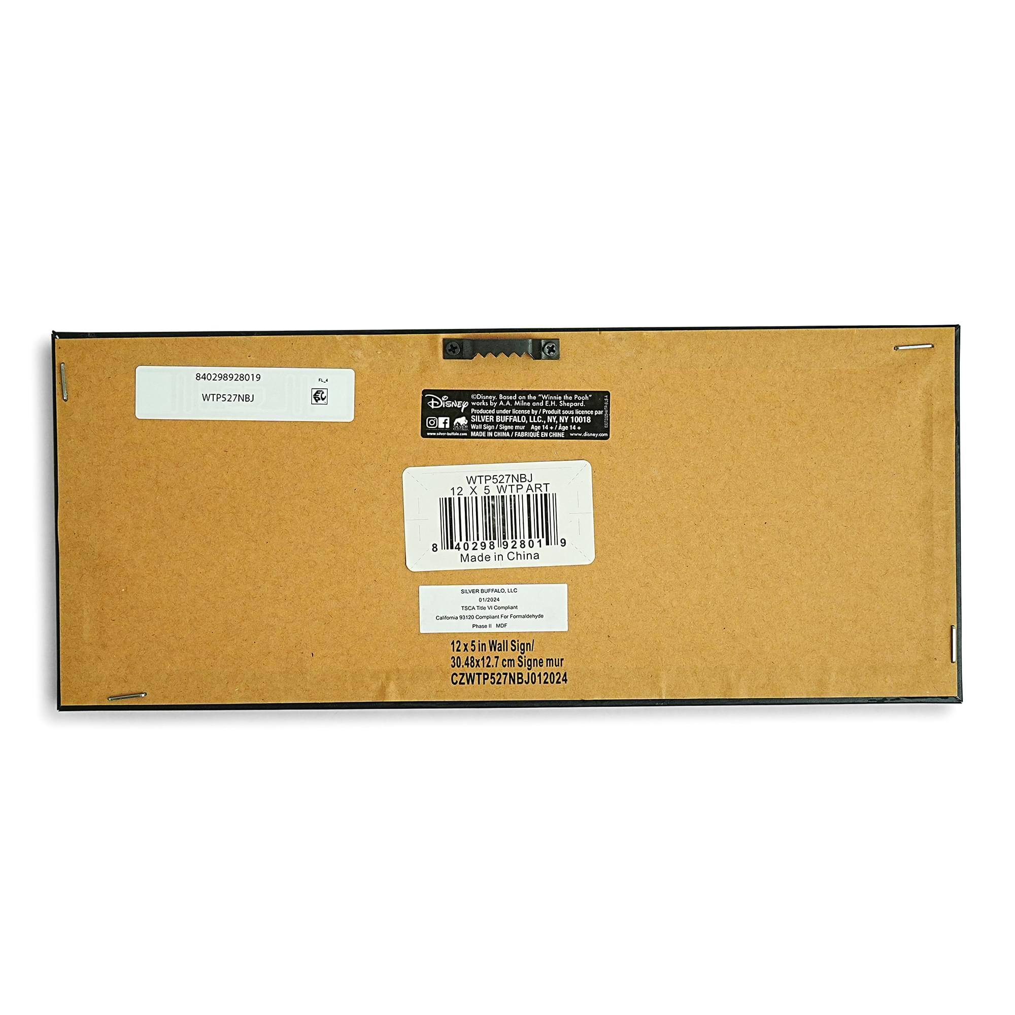 840298928019  
WTP527NBJ  
Disney  
SILVER BUFFALO  
Made in China  
12 x 5 Wall Sign!  
30.48 x 12.7 cm  
Signe mur  
CZWTP527NBJ012024