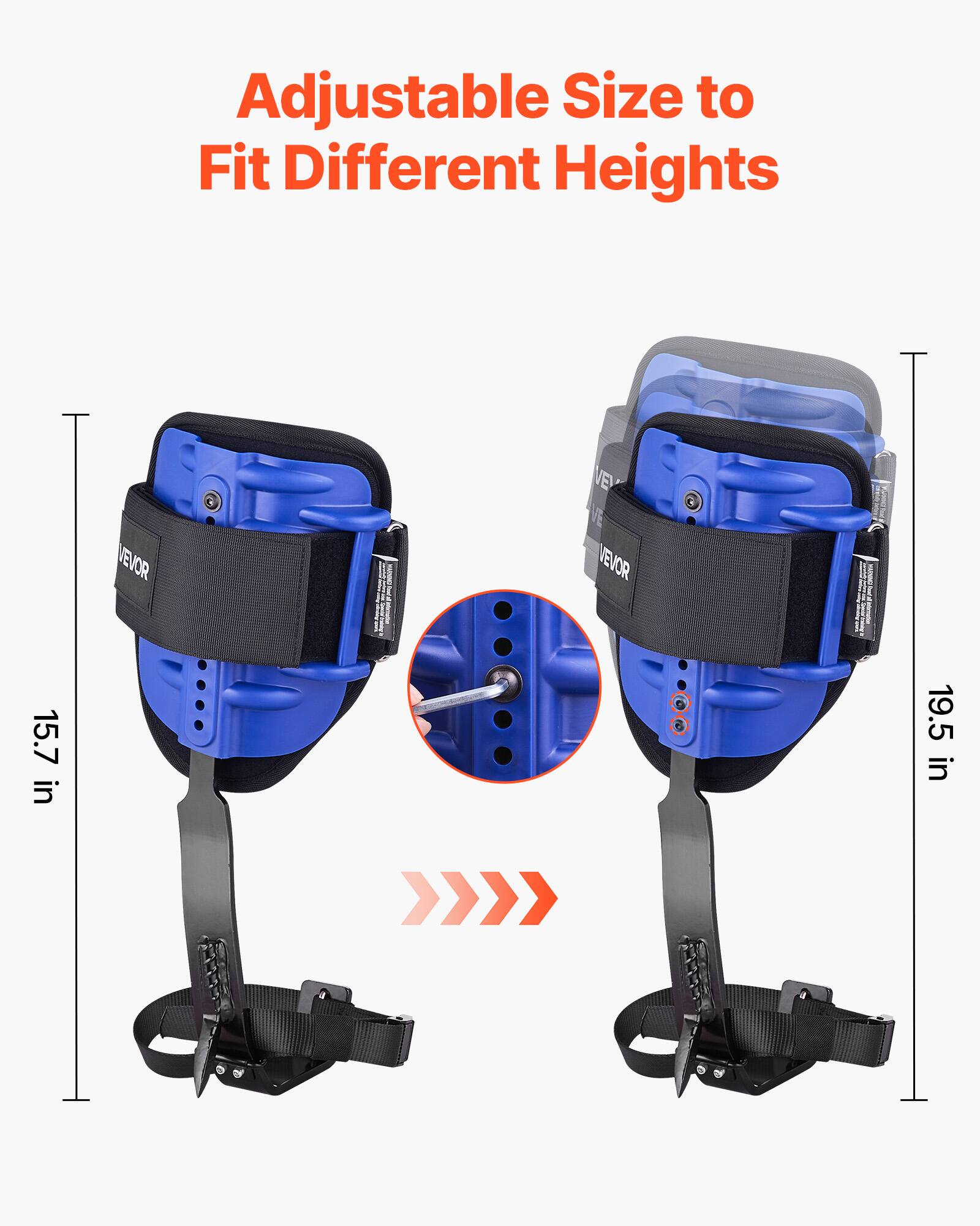 Adjustable Size to Fit Different Heights

VEVOR

15.7 in

19.5 in