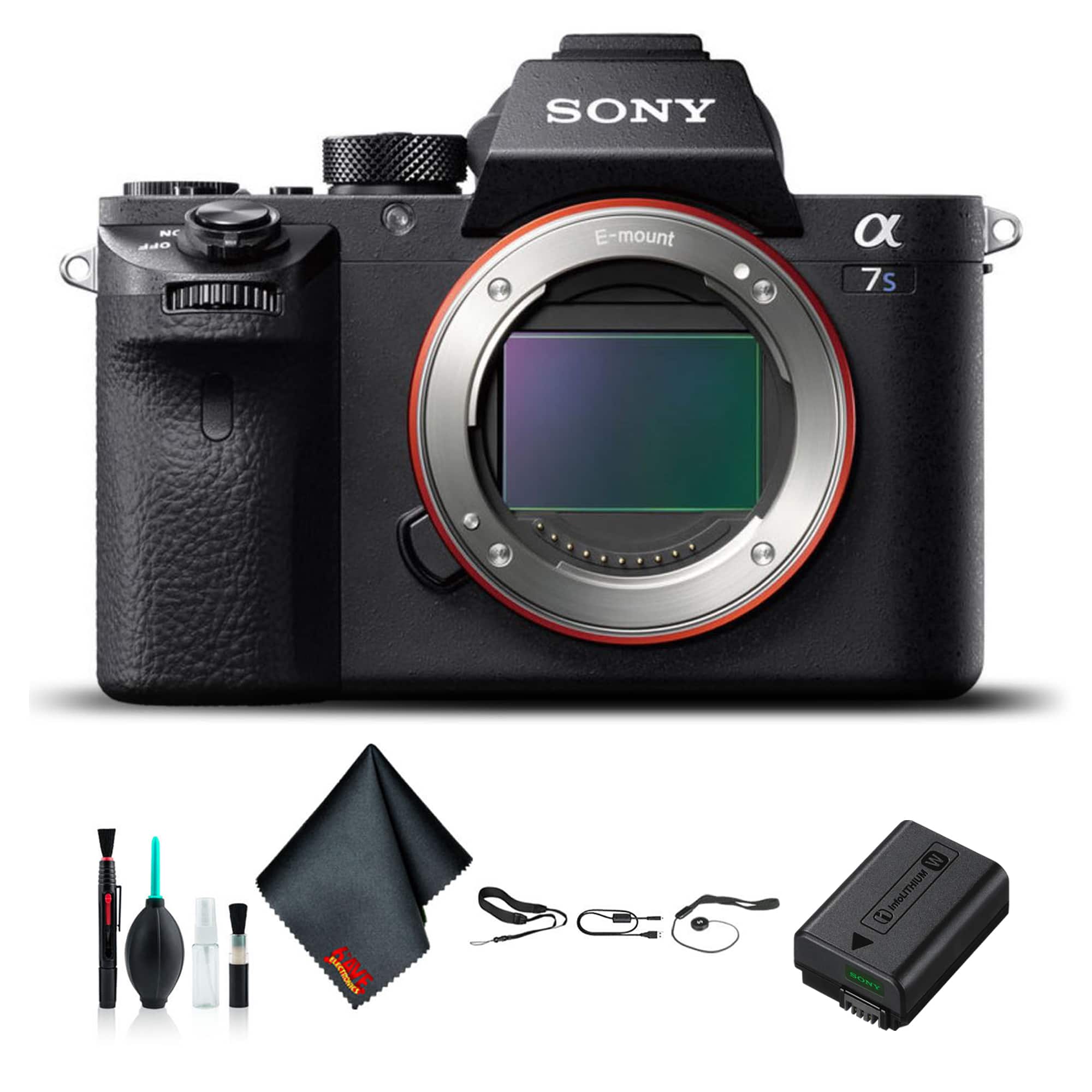 Sony - Alpha a7S II Mirrorless Camera Body Bundle + Starter Kit + Accessories for Video and Photography