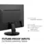 ViewSonic 2x 2-watt Integrated Speakers x1 HDMI x1 DisplayPort Input x1 USB Type-C (signal only) x1 Audio (Out) FUTURE-PROOF INPUTS For Flexible Connectivity Options