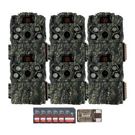 Browning - Trail Cameras - Strike Force FHDR 40MP (6-Pack) with Accessories Bundle