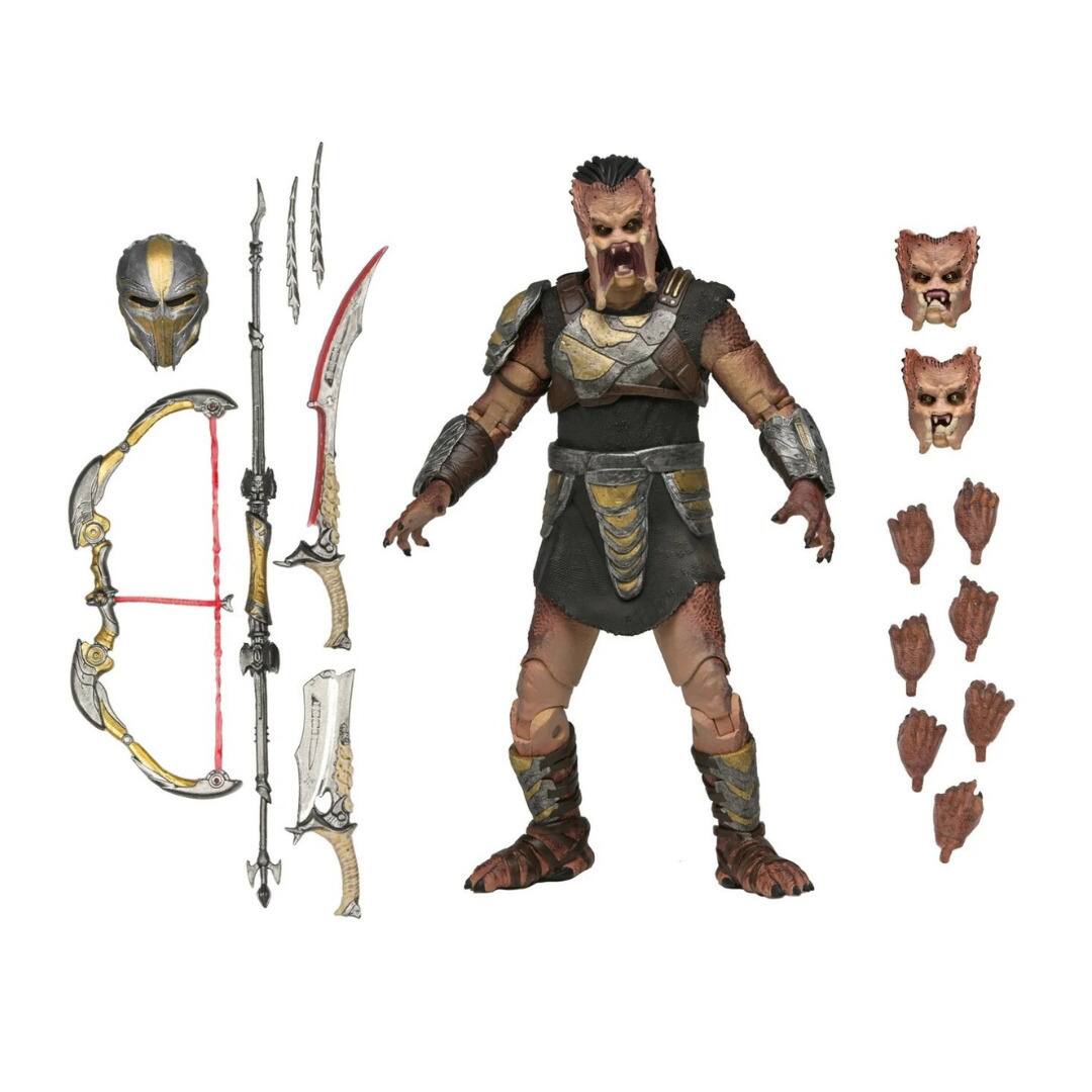 Back. NECA - Neca Predator Badlands Ultimate Dek In Training Armor 7-Inch Action Figure.
