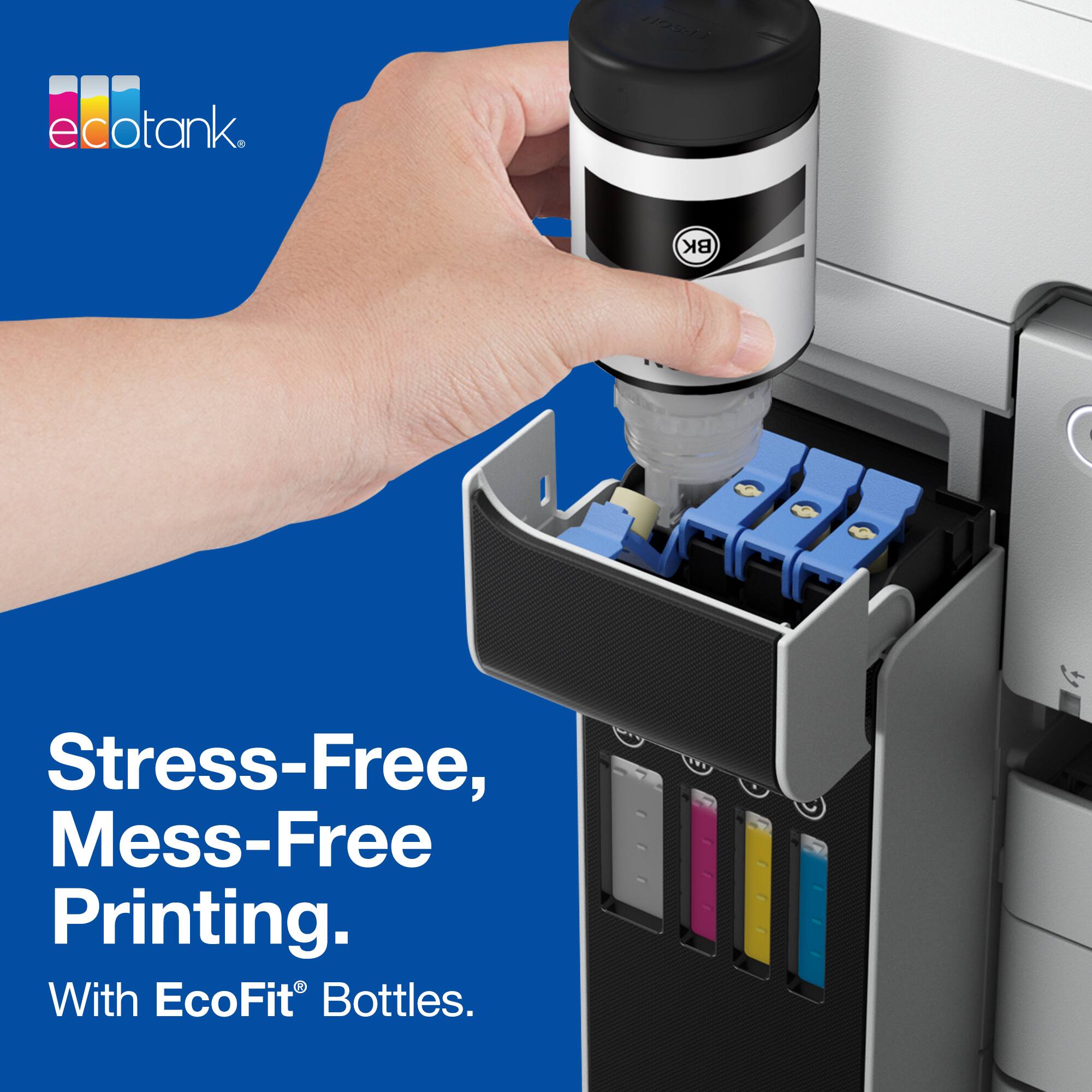 Stress-Free, Mess-Free Printing. With EcoFit Bottles.