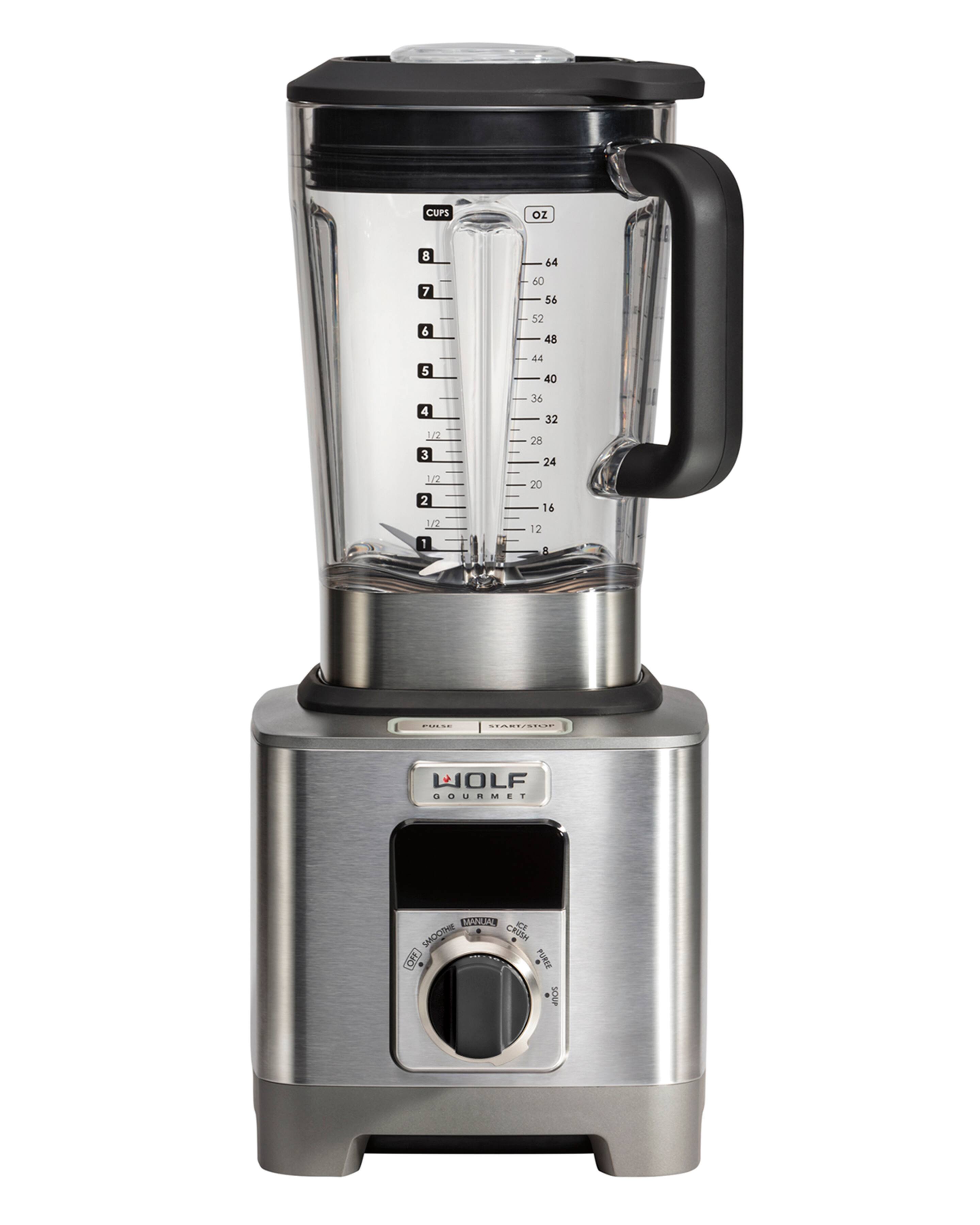 Front. Wolf Gourmet - High-Performance Blender - STAINLESS STEEL.